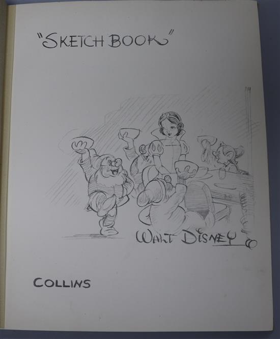 Disney Studies, Walt - Sketch Book [For Snow White],